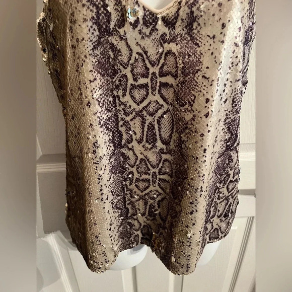 Maven West Python Sequin‎ Tank Top size XS NWT - Picture 4 of 10